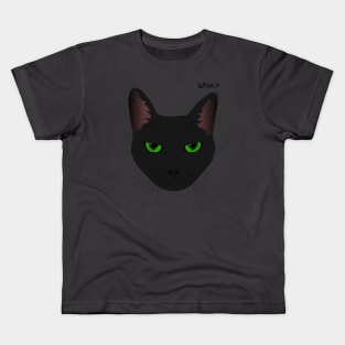 Black Cat - What? Kids T-Shirt